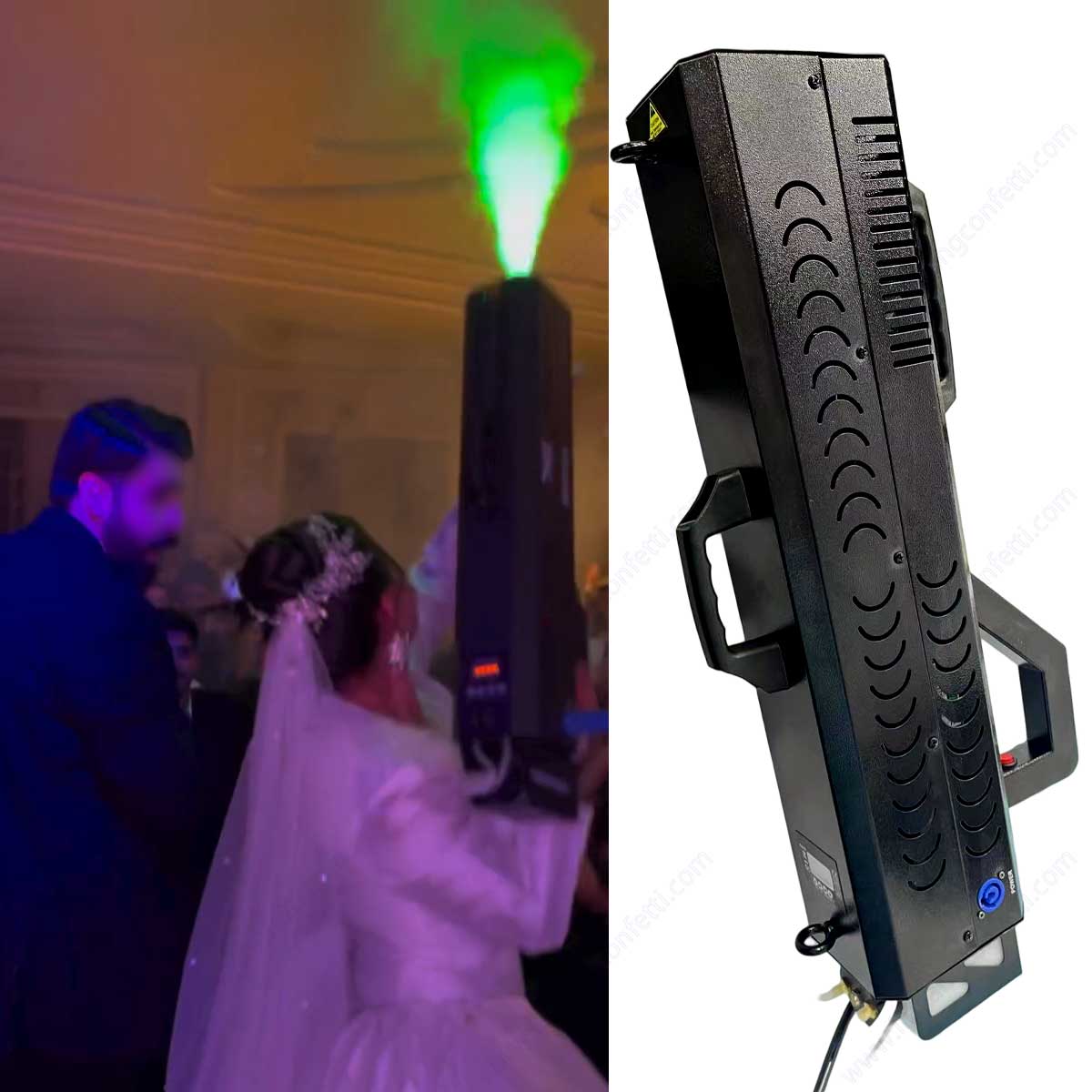 Fog Gun Machine Spray Portable - огляд і ціна Confetti Cannon Tube