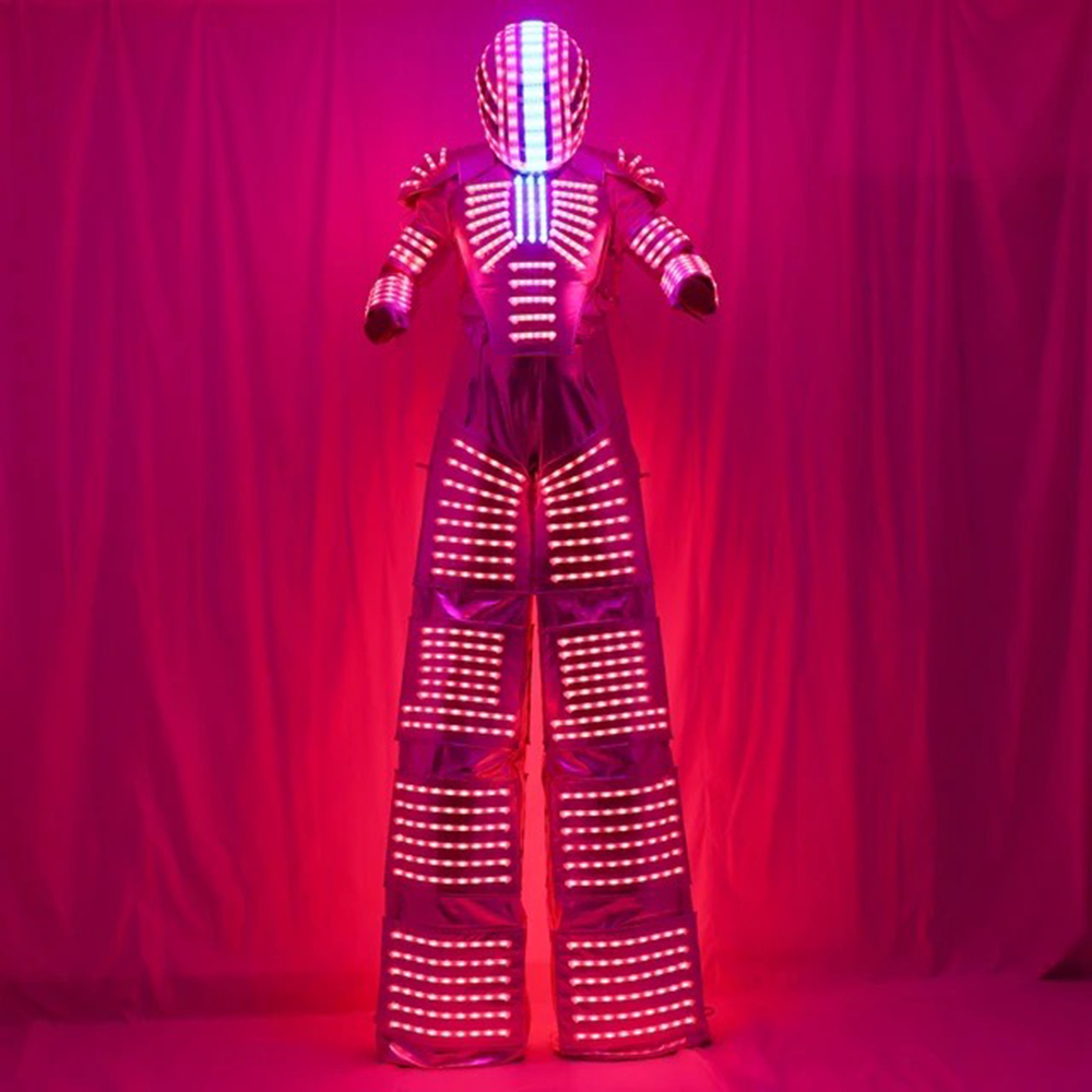 Adult LED Robot Costume Lumino - огляд і ціна Event Party Dj