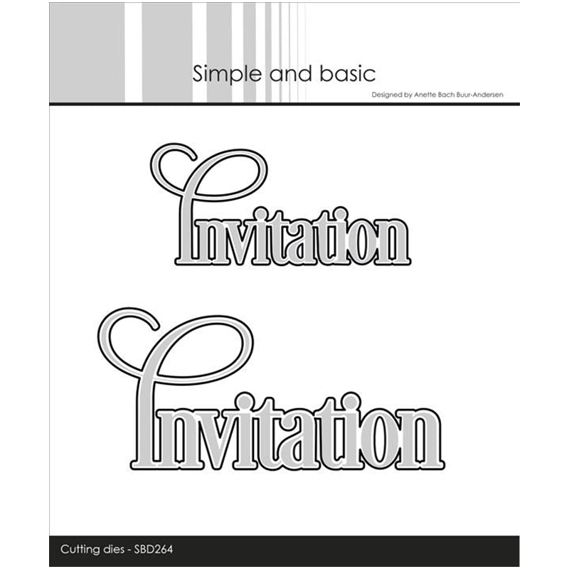 Invitation Words Metal Cutting - огляд і ціна Papercraft Supply Invitation