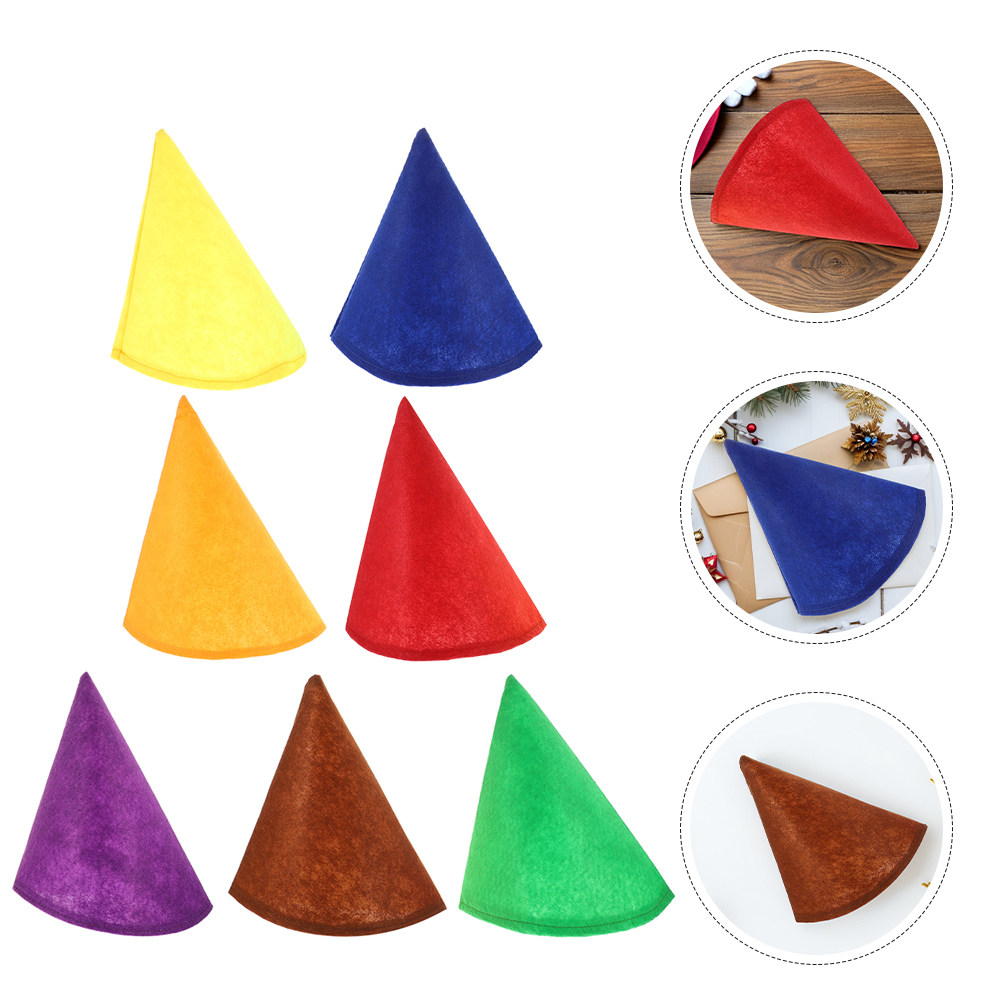14Pcs Colorful Felt Cone Party - огляд і ціна Party Hat Cone