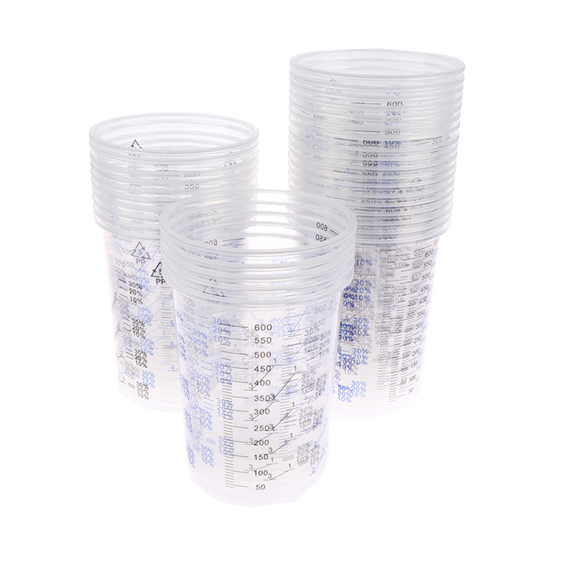 10/50pcs Paint Mixing Calibrat - огляд і ціна Plastic Cup 50Pcs