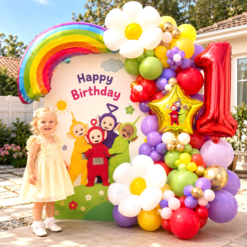 Teletubbies Balloon Arch Kit B - огляд і ціна Balloon Arch Kit
