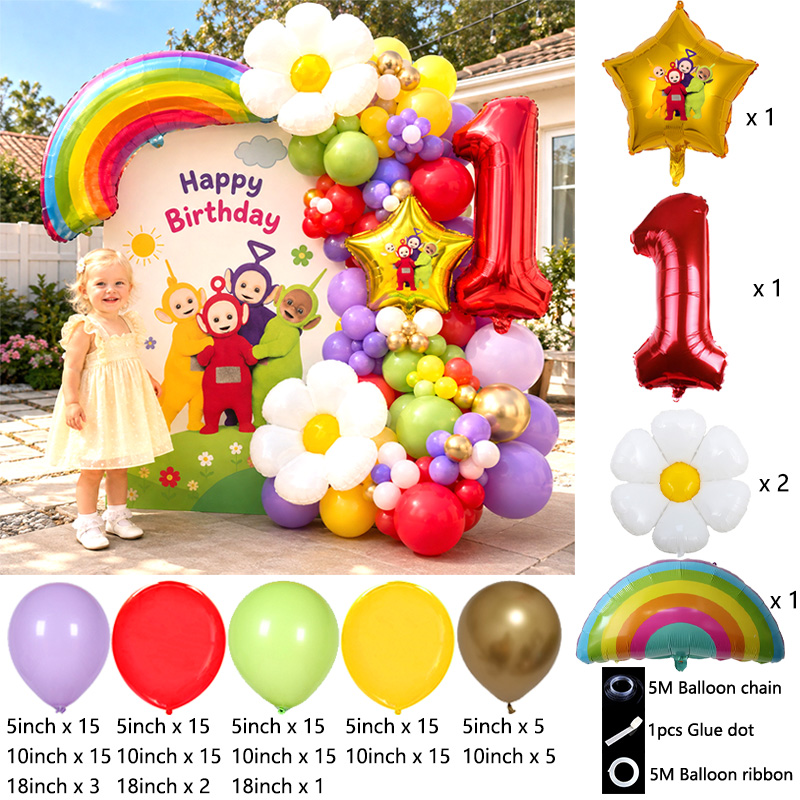 Teletubbies Balloon Arch Kit B - огляд і ціна Balloon Arch Kit