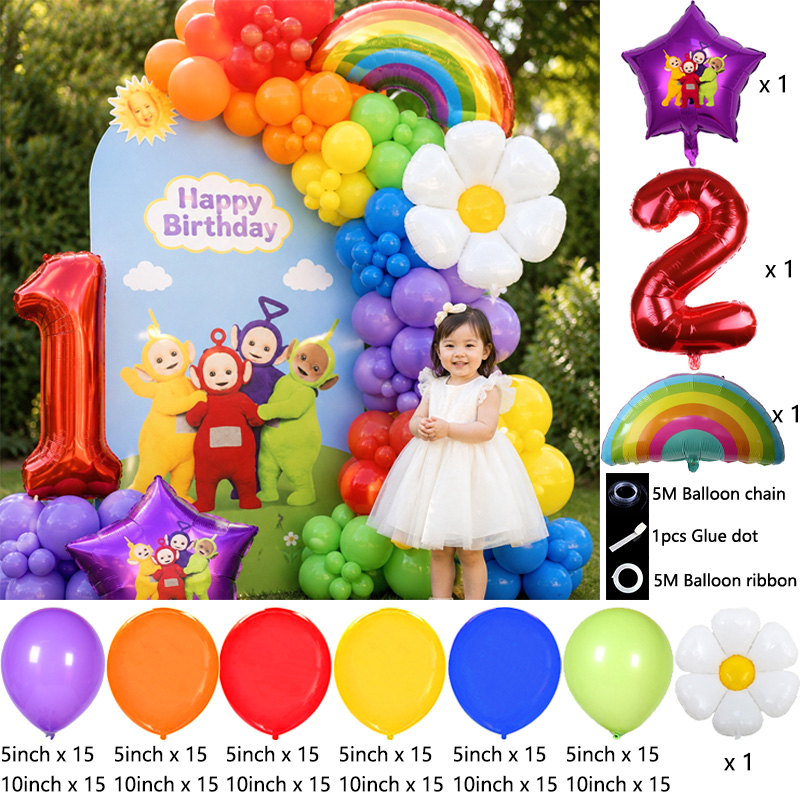 Teletubbies Balloon Arch Kit B - огляд і ціна Balloon Arch Kit