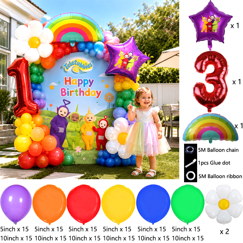 Teletubbies Balloon Arch Kit B - огляд і ціна Balloon Arch Kit