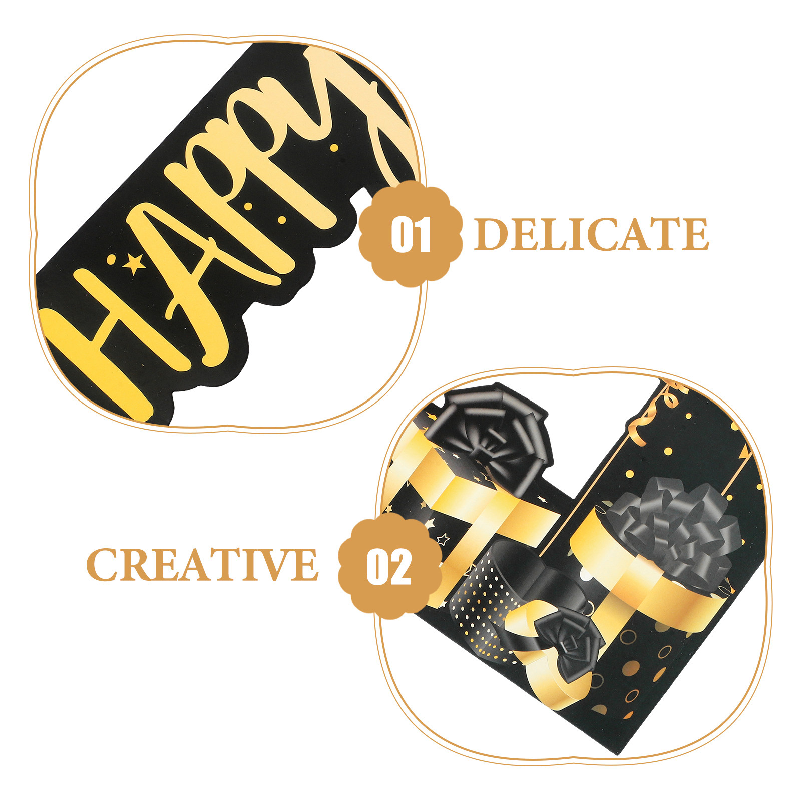 Creative Black Gold 2025 Photo - огляд і ціна Photo Booth Frame