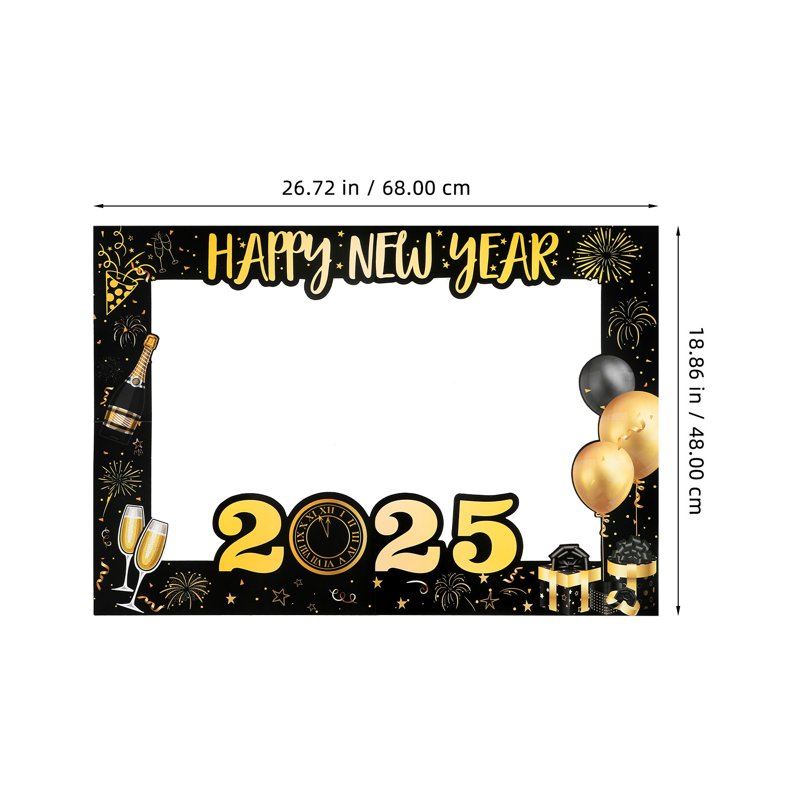 Creative Black Gold 2025 Photo - огляд і ціна Photo Booth Frame