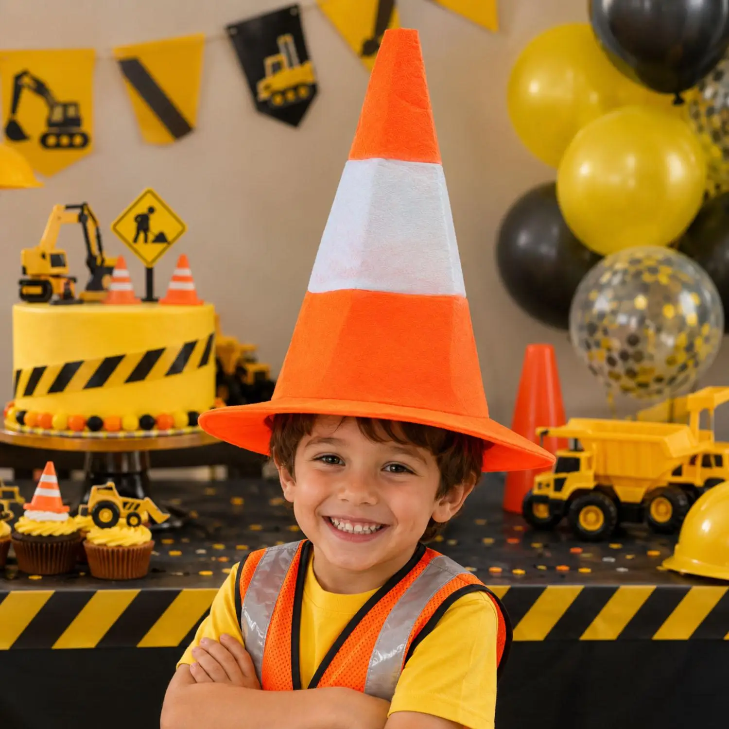 1/3/5Pcs Funny Foldable Traffi - огляд і ціна Party Hat Cone