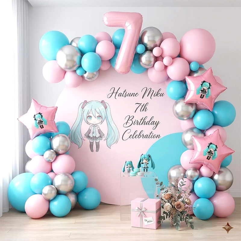 Hatsune Miku Virtual Singer Ba - огляд і ціна Balloon Arch Kit