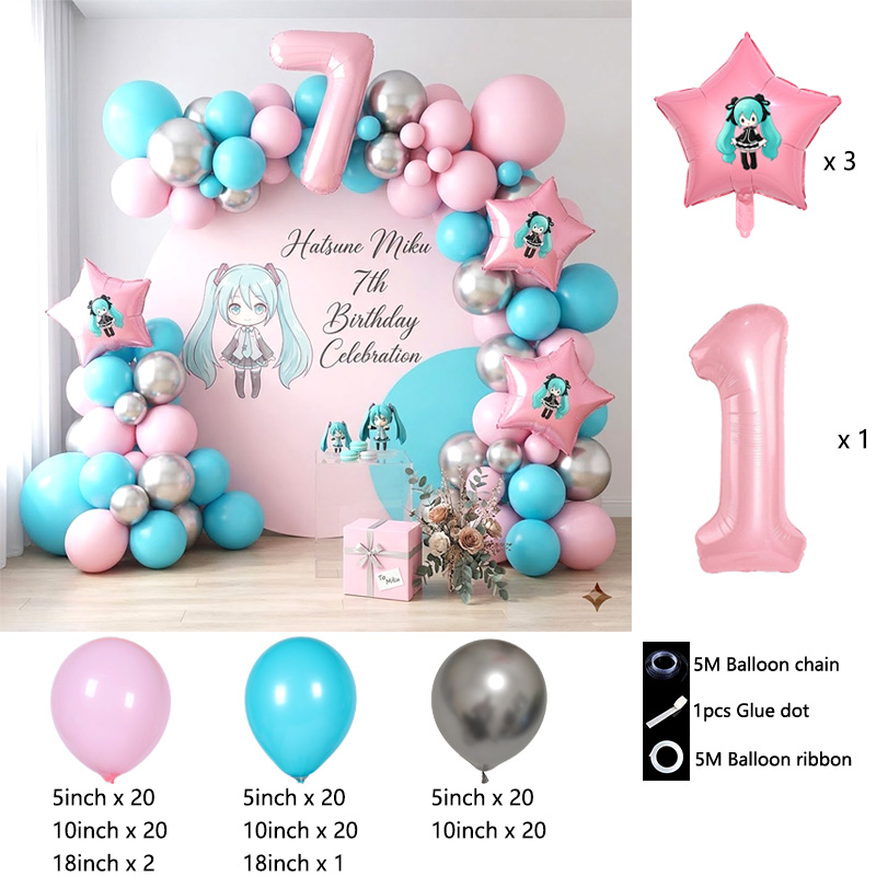 Hatsune Miku Virtual Singer Ba - огляд і ціна Balloon Arch Kit