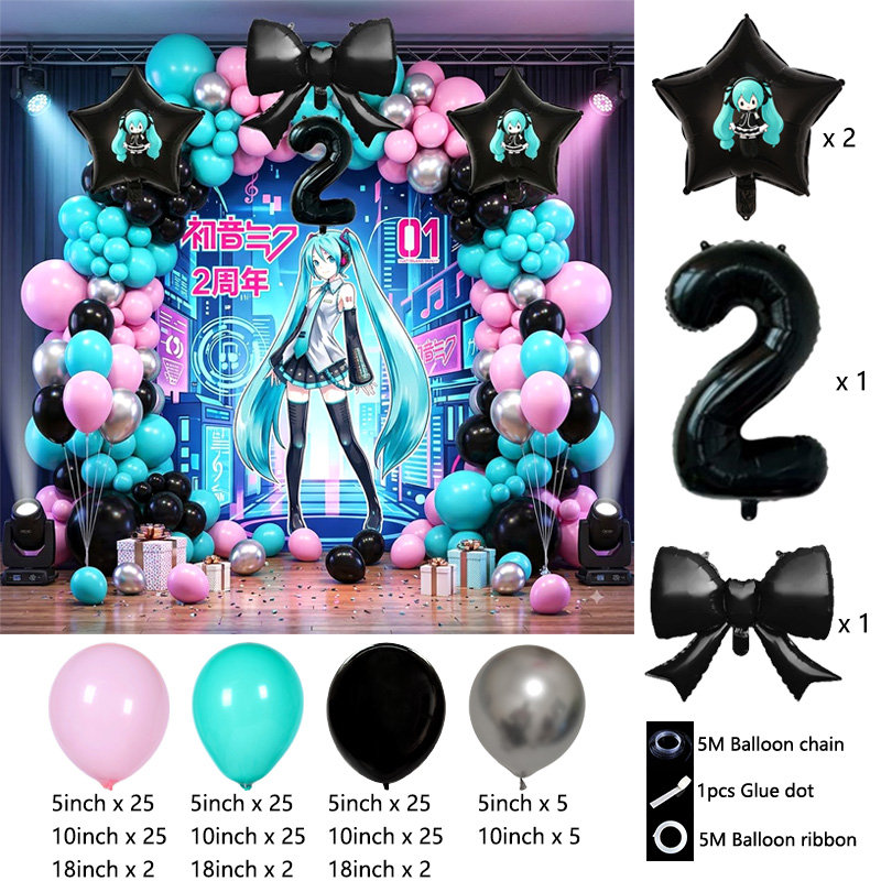 Hatsune Miku Virtual Singer Ba - огляд і ціна Balloon Arch Kit
