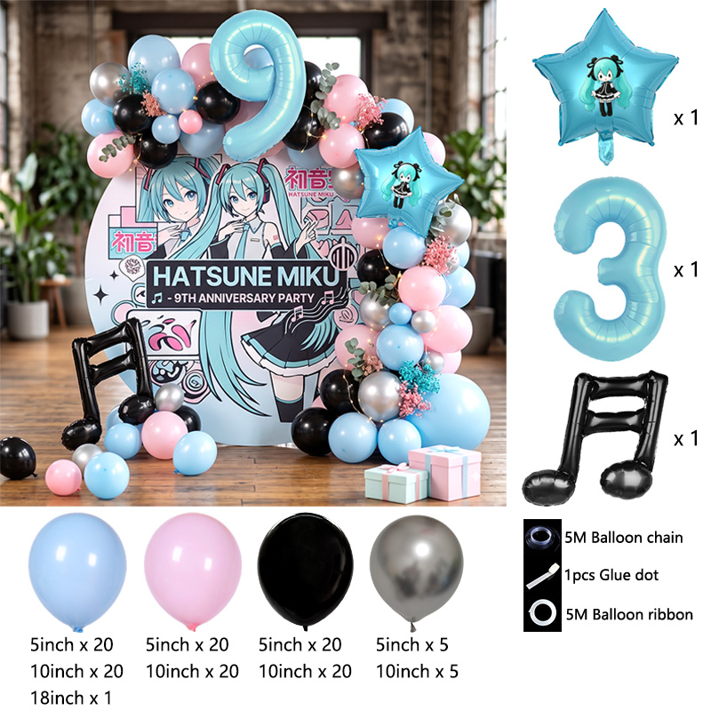 Hatsune Miku Virtual Singer Ba - огляд і ціна Balloon Arch Kit