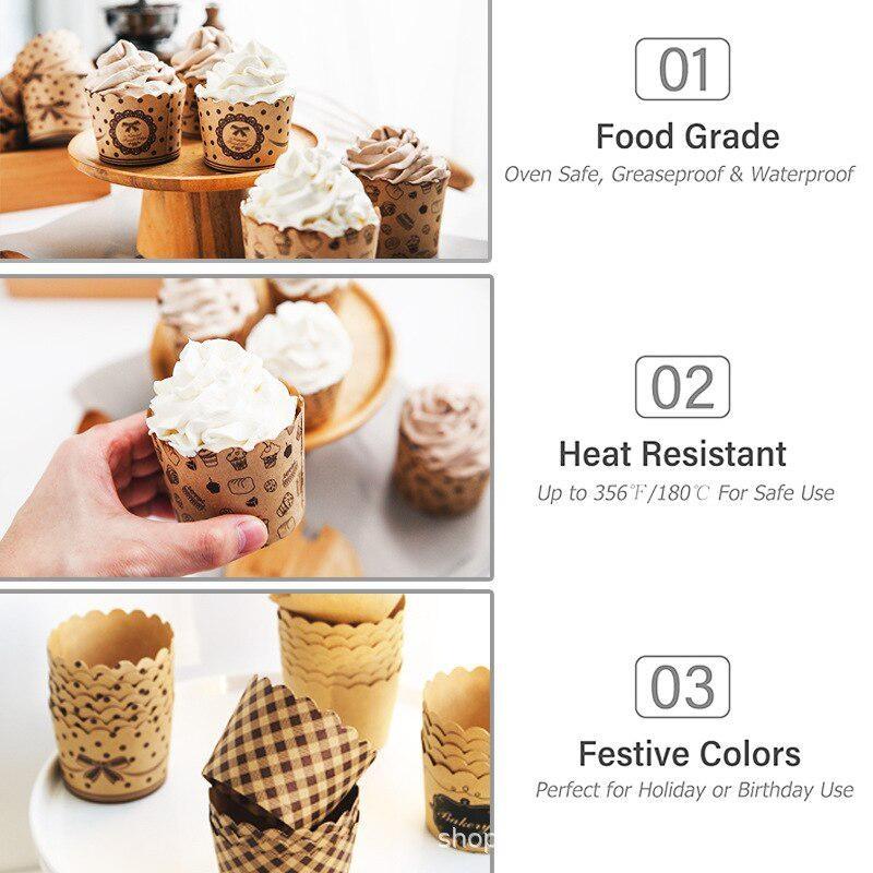 50Pcs/Pack Cupcake Paper Cups  - огляд і ціна Plastic Cup 50Pcs