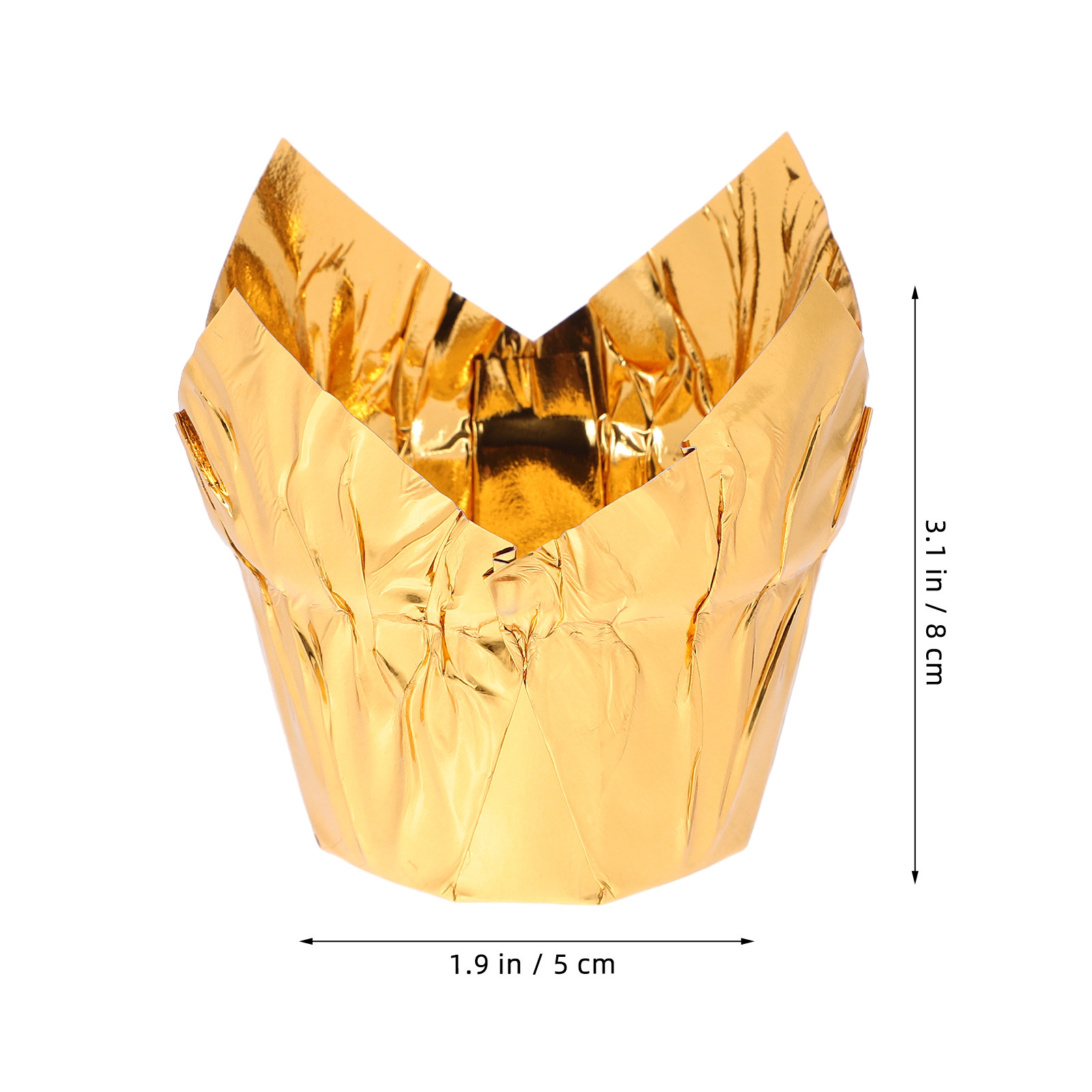 50Pcs Golden Cake Cups Premium - огляд і ціна Plastic Cup 50Pcs