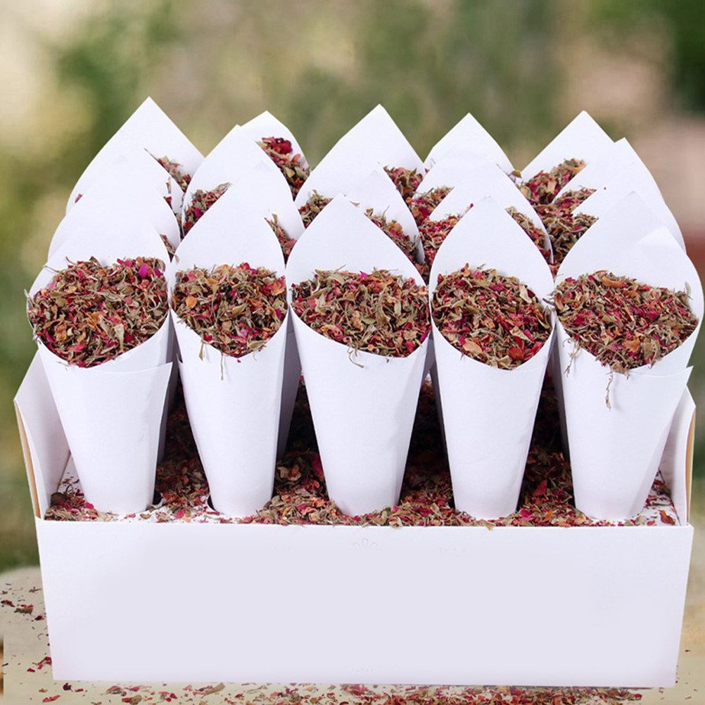 60Pcs Wedding Confetti Cones F - огляд і ціна Papercraft Supply Confetti