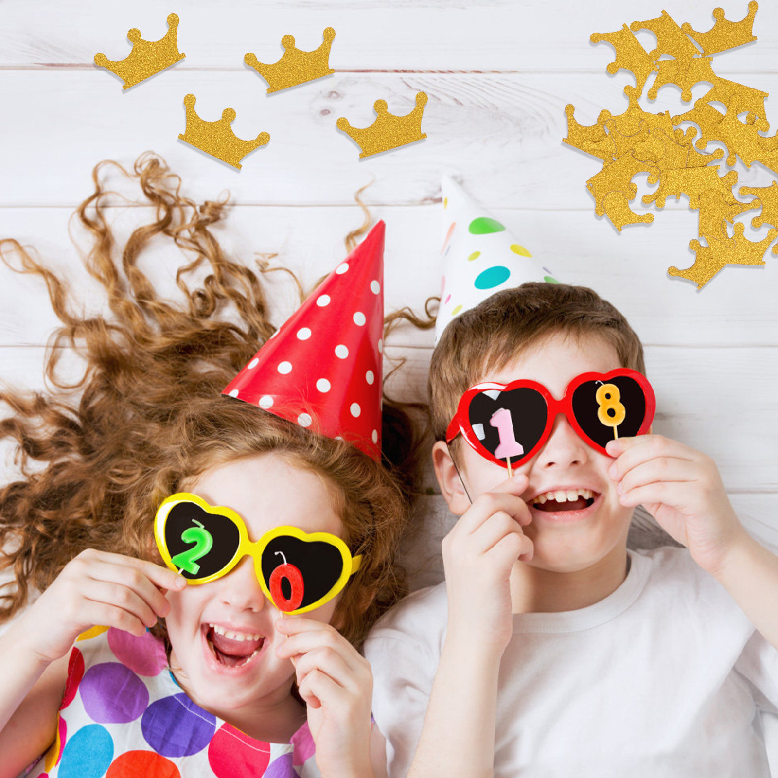 200Pcs Double Sided Crown Conf - огляд і ціна Papercraft Supply Confetti