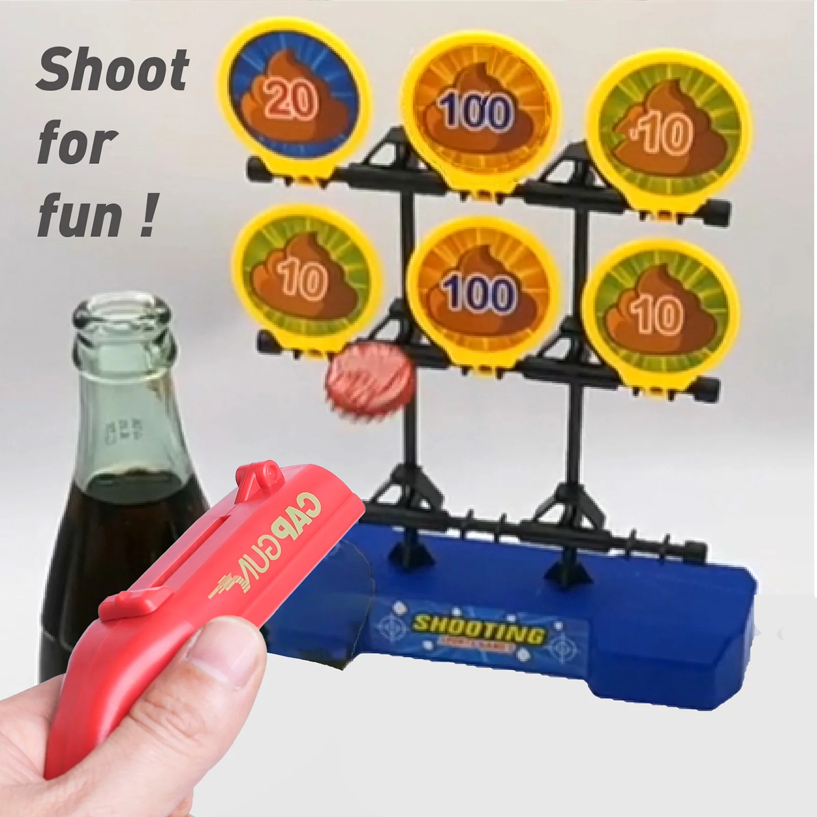 3PC Cap Gun Shooting Bottle Op - огляд і ціна Event Launch Party