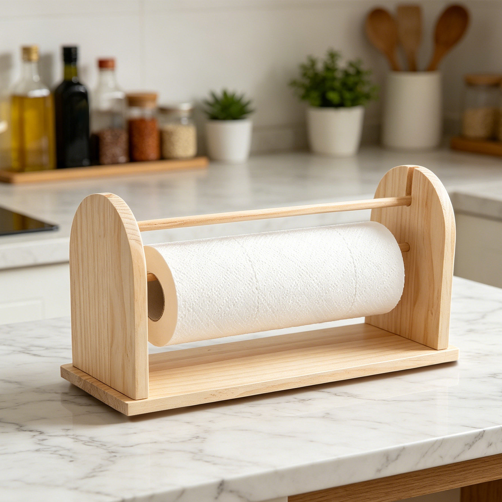 Wooden Paper Roll Holder 16.5  - огляд і ціна Papercraft Supply Ribbon