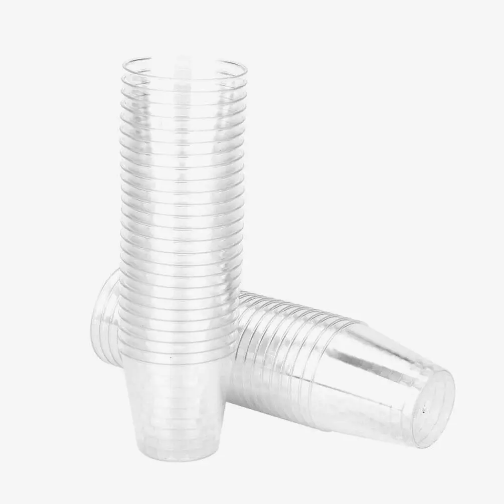 35ml 50 X Clear Plastic Jelly  - огляд і ціна Plastic Cup 50Pcs