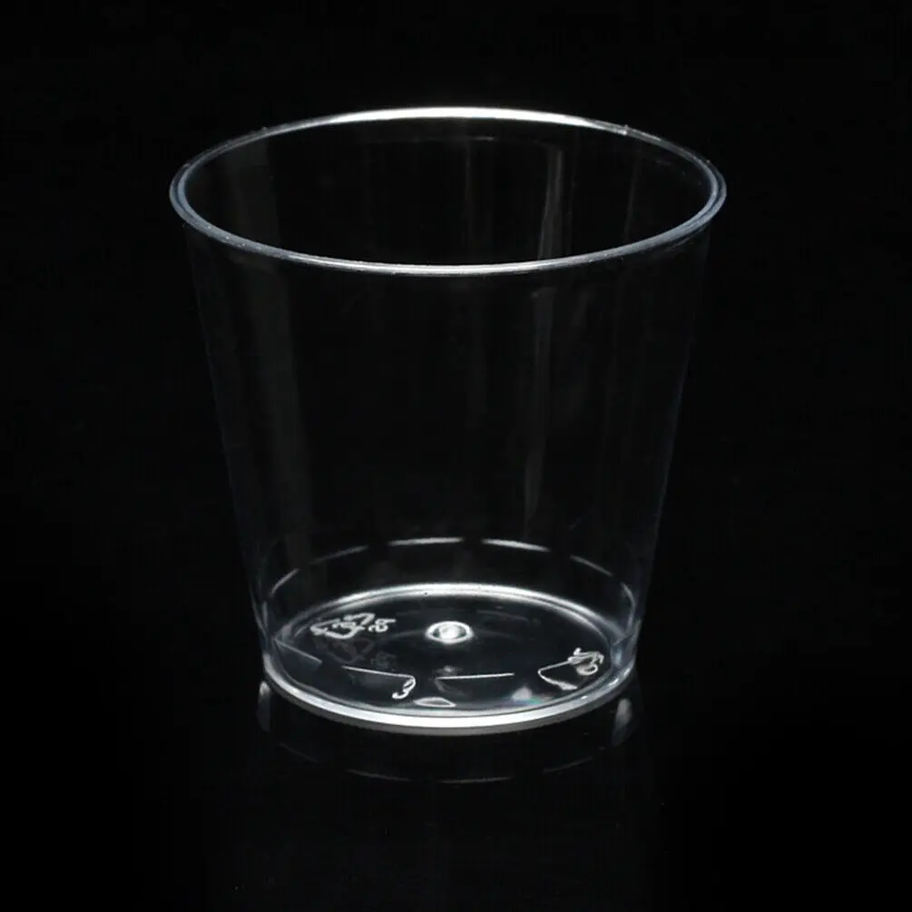 35ml 50 X Clear Plastic Jelly  - огляд і ціна Plastic Cup 50Pcs